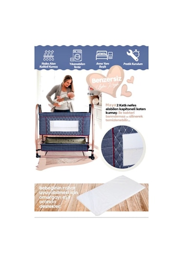 Baby Home Single-to Travel Sistem Bebek Arabası + Maya Anne Yanı Bebek Sepeti Beşik