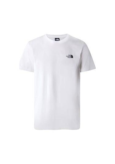 The North Face M S/s Sımple Dome Tee Erkek T-shirt Nf0a87ngfn41 Beyaz