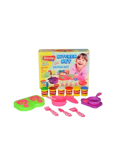 Heroes Mutfak Seti Oyun Hamuru Seti 15 Parça Ern-577