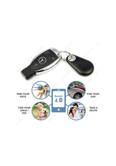 İtag Antilost Device - Kayıp Eşya Ve Telefon Kayıp Önleyici-Siyah
