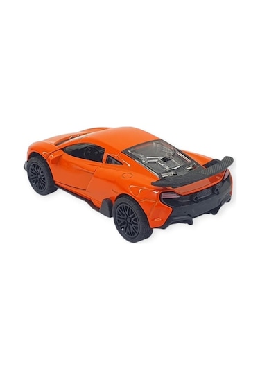 Çek Bırak Araba Metal - 3661c- Turuncu Turuncu