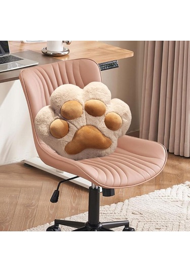 Suntek Kedi Pençesi Yastık Battaniye Sevimli  Açık Kahverengi