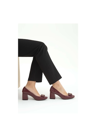 Tamer Tanca Kadın Vegan Bordo Abiye Ayakkabı 886 619 Bn Ayk Sk22/23 Bordo Czg Rgn Bordo