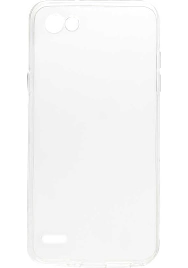 LG Uyumlu Q6 Kılıf Zore Süper Silikon Kapak Renksiz