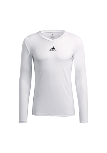 Adidas Team Base Tee Erkek Futbol Uzın Kollu Antrenman Tişörtü Gn5676 Beyaz