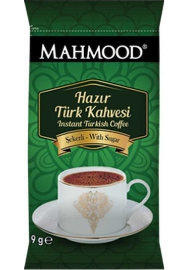 Mahmood Coffee Şekerli Hazır Türk Kahvesi 12 x 9 G