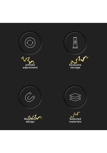 Lemestar Kahve Wdt Aleti 8 İğne 0.4mm Sürekli Ayarlanabilir 304 Çelik Manyetik Tutucu Ergonomik Kollu 6 Adet Yedek İğne İçerir Siyah