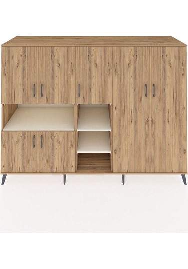 Kronos Dolap 13 Raflı 7 Kapaklı 220x59x163 Çam-çam/aytaşı Çam-çam/aytaşı