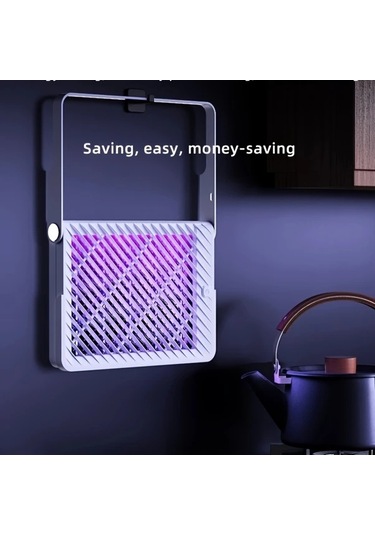 Boatshop1 Beyaz Elektrikli Sivrisinek Öldürücü Taşınabilir Ev Yatak Odası Ve Kamp İçin Sinek Lambası