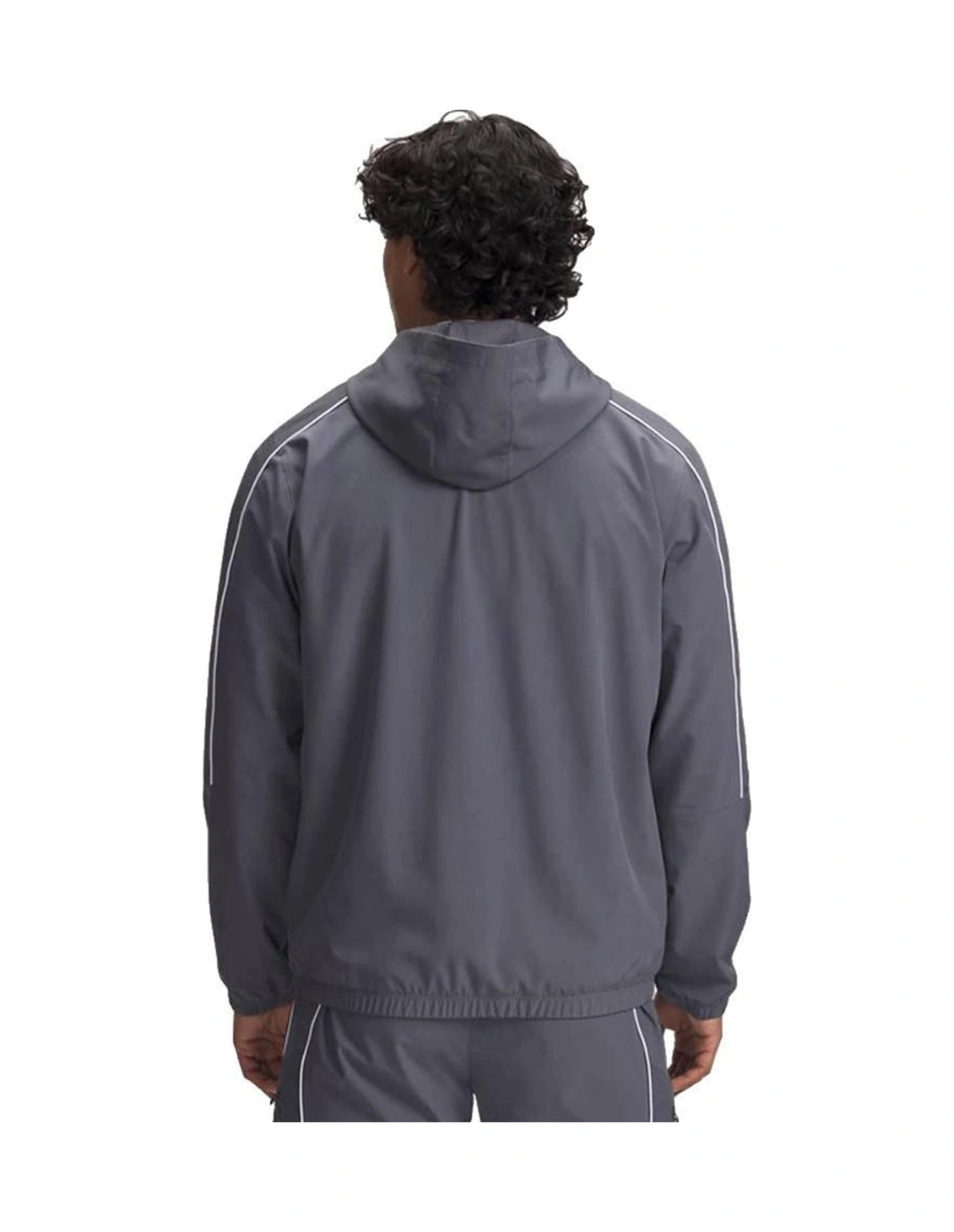 Under Armour Challenger Warmup Erkek Gri Kapüşonlu Ceket Gri