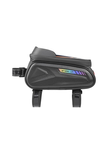 Wheel Up Su Geçirmez Bisiklet Üstü Ön Boru Çerçeve Çantası Büyük Kapasiteli 7 İnç Dokunmatik Ekran Telefon Çantası - Çok Renkli Yansıtıcı Çok Renkli