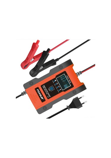 Ranyeek 12v 7a Akıllı Akü Şarj Cihazı - 7 Aşamalı Tamir Ve Bakım - Otomobil, Motosiklet, Jip, Bot İçin - Agm, Gel, Sla Uyumlu - Lcd Ekranlı