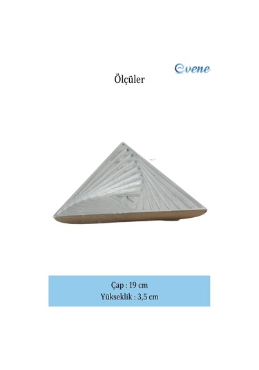Makyaj Organizeri Renk Kozmetik Makyaj Düzenleyici Üçgen Model - Gümüş