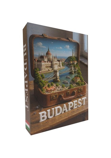 2026 -769 Budapest Dekoratif Kitap Kutusu