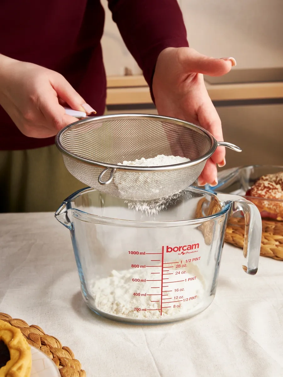Borcam 1 Litrelik Mutfak Ölçü Kabı 365797971 Beyaz
