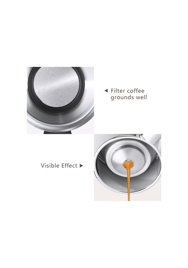 Moveevo 51mm Paslanmaz Çelik Kahve Filtresi - Ecp31.21/eco310/eco35.31 Uyumlu, Ergonomik Tutma Kolu Diğer