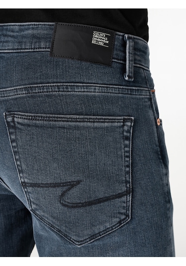 Colins 041 Danny Slim Fit Düşük Bel Düz Paça Koyu Mavi Erkek Pantolon Cl1065256 001