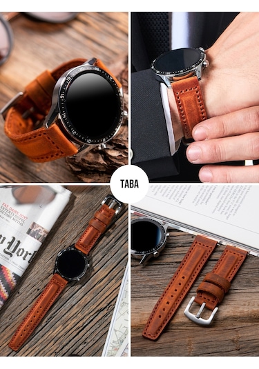 Huawei Watch Gt2 E Pro Gt3 Pro Gt4 Deri Saat Kordonu 22mm Crazy