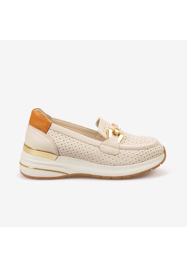Kemal Tanca Kadın Spor & Sneaker Ayakkabı 3240 Krem