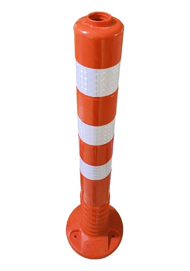 Delinatör Otopark Trafik Delinatörü Yol Şerit Ayırıcı Delinatör 75 Cm İmalatı Sert Plastiktir