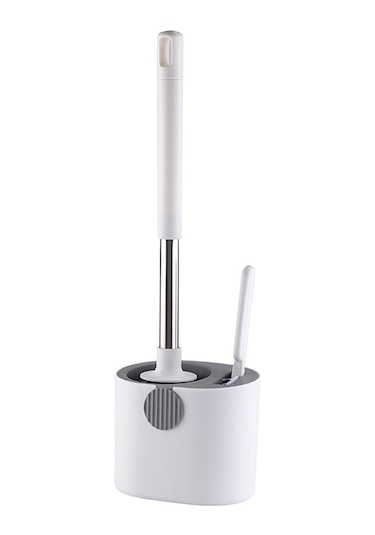 Tuvalet Fırçası Yumuşak Kıllar - Gri