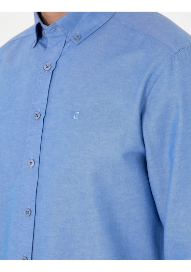 Pierre Cardin Erkek Mavi Gömlek Desenli 50306996-vr036 Mavi