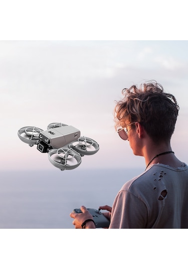 Drone Çift Hd Kameralı 90 Ayarlanabilir Engel Sensörlü, Tek Tuş Kalkış / İniş, Uzaktan Kumandalı
