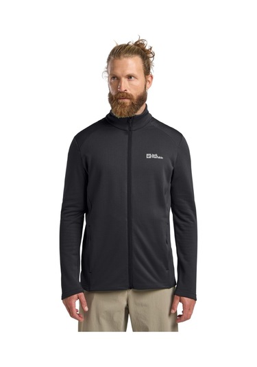 Jack Wolfskın Jack Wolfskin Kolbenberg Fz Erkek Gri Polar Ceket 6350 Antrasit