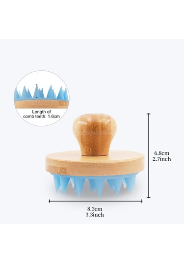 Singree Saç Bakımı Silikon Şampuan Fırçası - Yeşil Renk, Model 1776, Dergi Ve Temizleme İşlevi İşlem Görmemiş