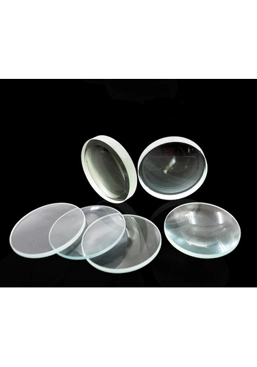 Cam Mercek Seti 6 Adet 50mm Çapında Kenarları Tıraşlı Saklama Kutusu İle