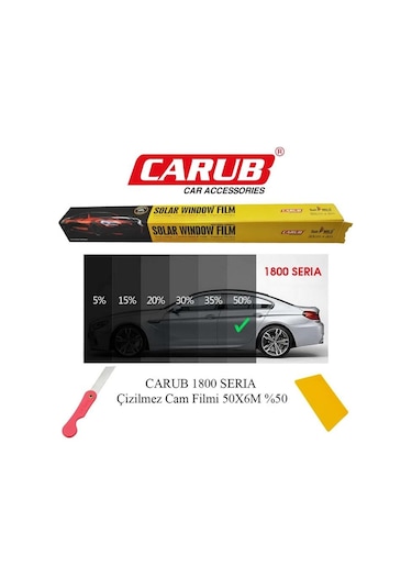 Çok Açık Siyah Çizilmez Seri A Cam Filmi 50cm X 6 M