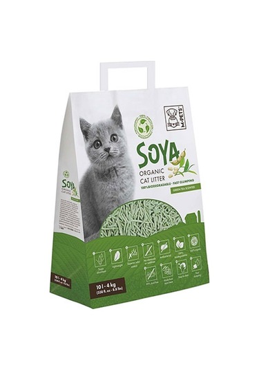 M-pets Soya Organik Yeşil Çaylı Kedi Kumu 10 Lt 244-42001.01