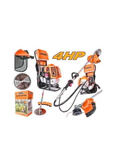 Swazer SGT-GBC-4X4BACK-2T 4 x 4 HP 2 Zamanlı Sırt Tipi Benzinli Motorlu Tırpan