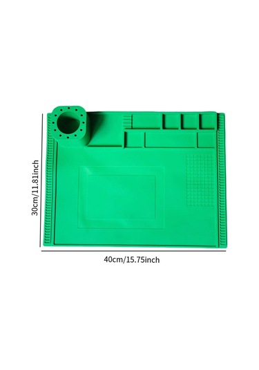 Suntek Silikon Lehimleme Matı Telefon Kaynak İstasyonu Yeşil