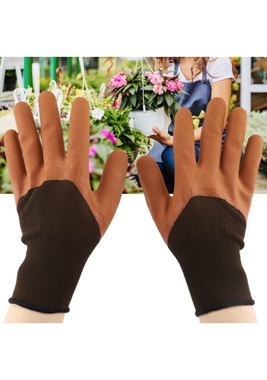 Lemestar Ergonomik Tasarımlı Neme Dayanıklı, Soluklu Ve Anti-skayma Bahçe, Tarım Ve Bakım Eldiveni Logo Yok