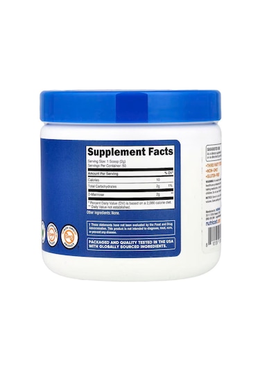 Nutricost D-mannose Unflavored 100 G