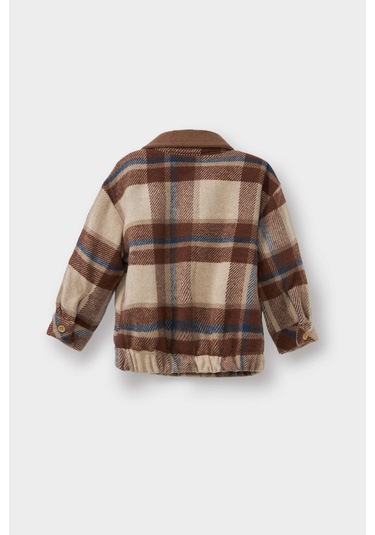 Defacto Erkek Bebek Kareli Flanel Uzun Kollu Gömlek F7642a525wnbg286 Bej