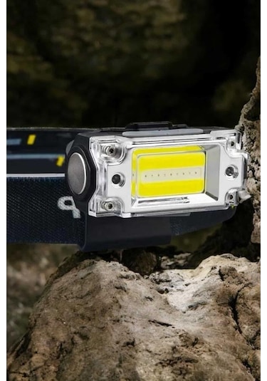 Şarjlı Kafa Feneri Suya Dayanıklı Ayarlanabilir Kamp Feneri Çoklu Renk