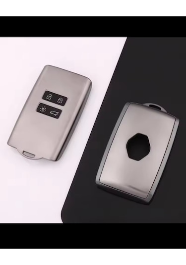 Renault Talisman Uyumlu İthal Mat Silikon Anahtar Kabı Füme