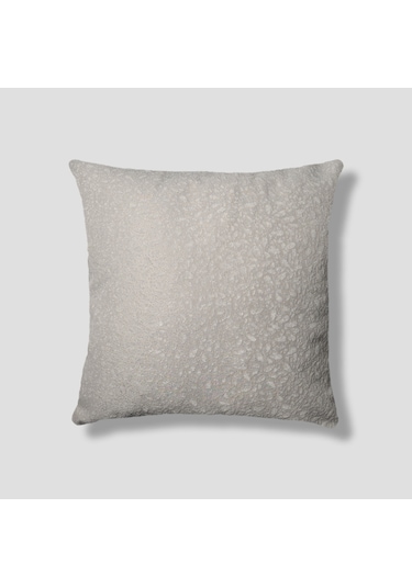 Sezyon Yuna Desenli 45 45 Bej Kırlent Kılıfı Bej