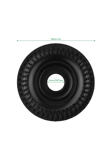 Singree 4" Ahşap Şekillendirme Ve Parlatma Diski - 7/8" Arbor Bağlantılı Çok Amaçlı Taşlama Aparatı