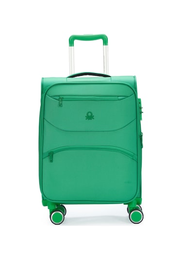 Benetton Kabin Boy Kumaş Valiz Yeşil Bnt2400 Yeşil
