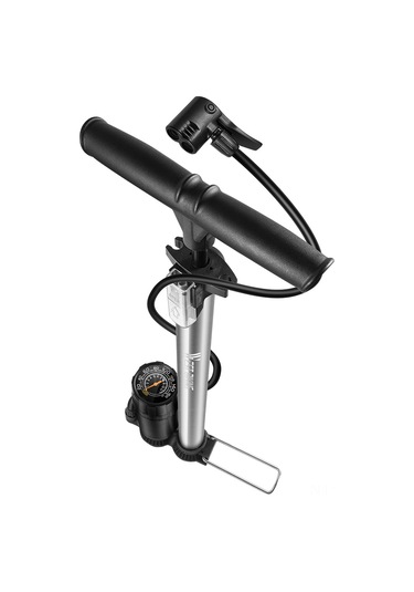 Suofeng Hızlı Ve Güvenli Bisiklet Pompası, Schrader & Presta Vana Uyumlu, 160 Psı, Paslanmaz Çelik, Siyah