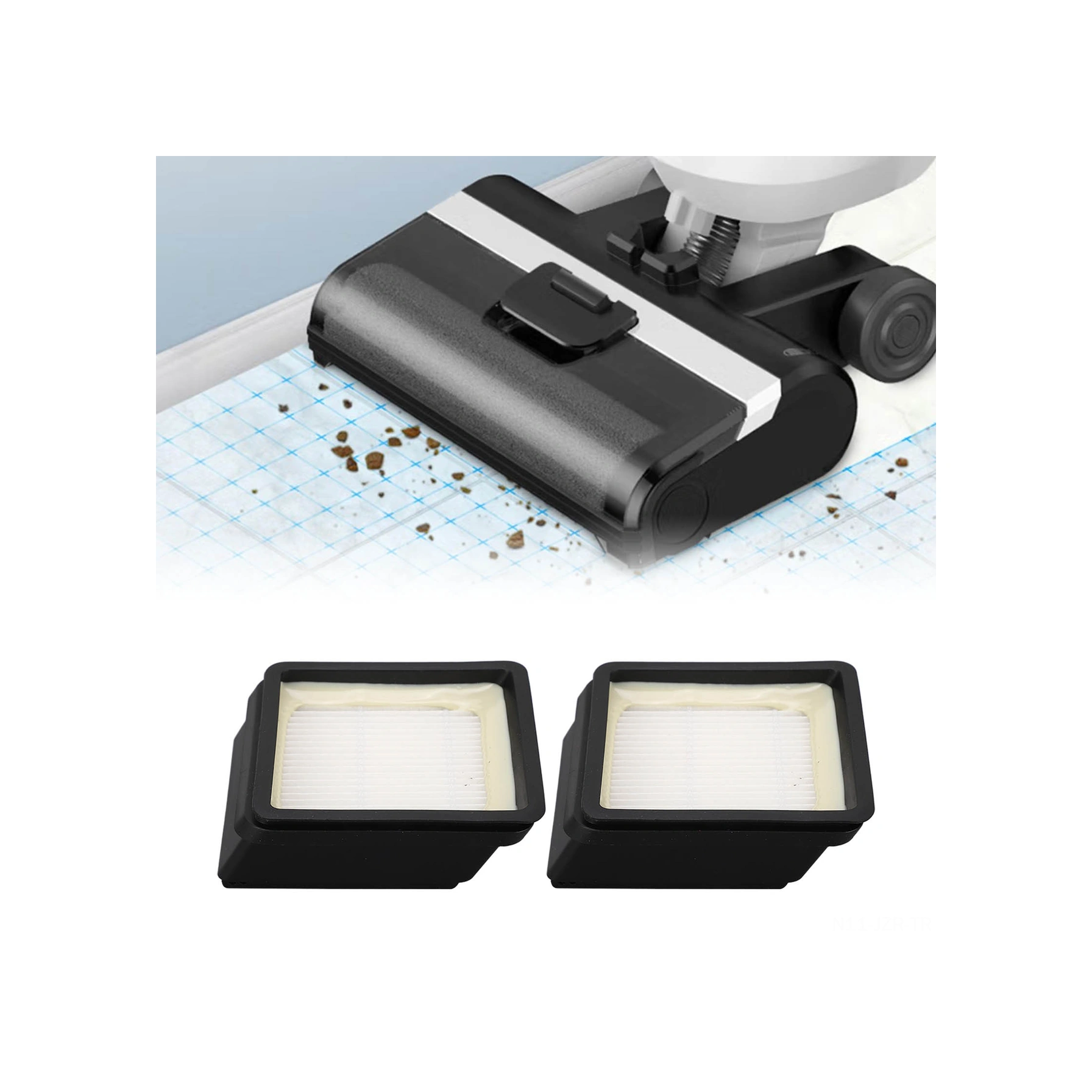 Geeroyoo Midea X8/x9/x9 Pro Süpürge Filtresi - 99.97% Filtre Etkinliği, Yıkama Ve Yeniden Kullanım, 2 Adet Paket