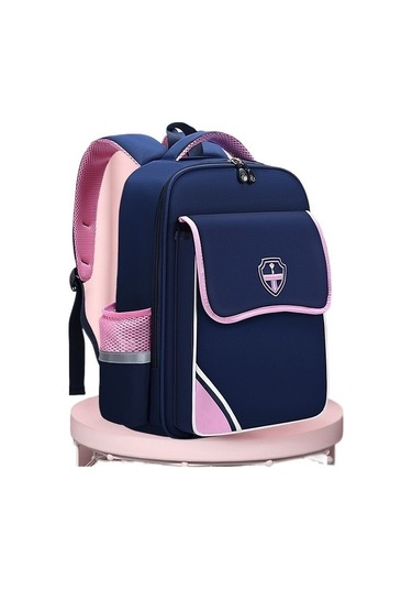 Çocuklar İçin Hafif Ve Dayanıklı Sırt Çantası, İlkokul Ve Anaokulu Öğrencilerine Uygun Erkek Kız Okul Çantaları, Renkli Ve Şık Tasarımlar Pembe