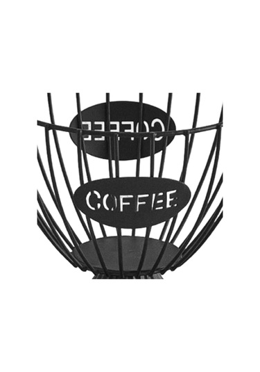 Homyl Kapsül Tutucu Pratik Kahve Pod Düzenleyici Tezgah Ofis Siyah