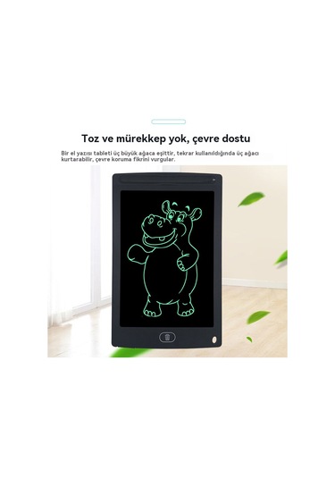 8,5 İnç Lcd Işık Enerjisi Kara Tahta Erken Eğitim Pembe Dan Ekran Yüksek Parlaklık Yazı Tahtası Pembe