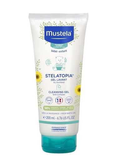 Mustela Stelatopia Cleansing Gel Bebek Krem Şampuan 200 ML