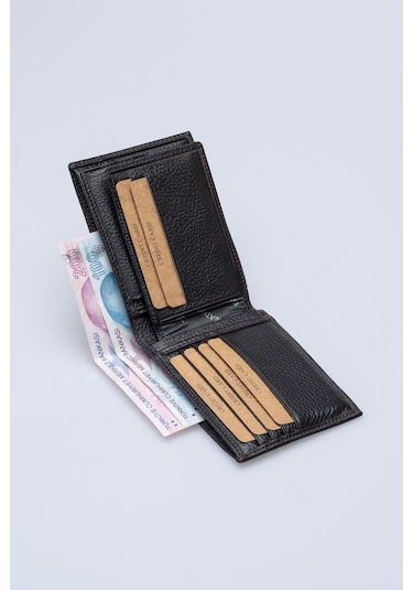 DERİNSS DRC7117 Hakiki Deri Erkek Kahverengi Cüzdan