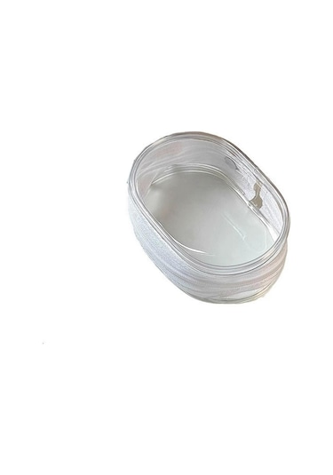 Konesam Transparent Beyaz Mobil Aksesuar Organizer: Veri Kablosu, Şarj Cihazı Ve Kulaklık Saklama Kutusu - Taşınabilir Ve Pratik